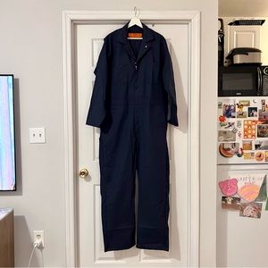 Red Kap Men’s Navy Blue Coveralls Size 46 Regular